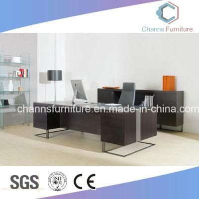 Modern Table with Side Table Melamine Office Furniture