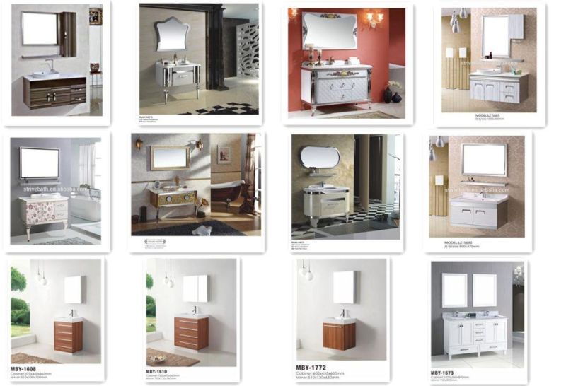 Hotel Waterproof Stainless Steel Bathroom Furniture Mirrored Cabinet