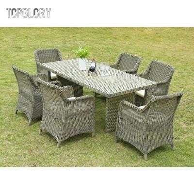 PE Rattan Leisure Outdoor Home Garden Furniture Chairs and Tables Set