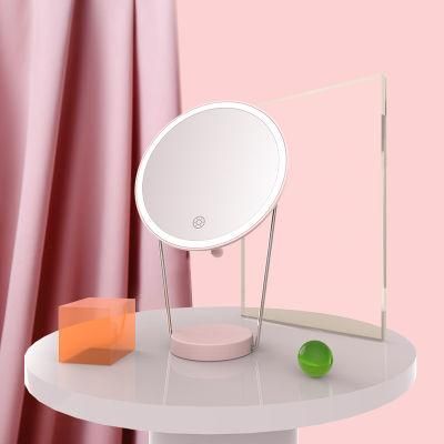 Desktop Make up Mirror LED Lighted Vanity Mirrors with Lamp Lights