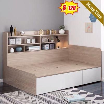 Modern Hotel Bedroom Dining Furniture Set King Size Upholstered Platform Double Single Kids Bed