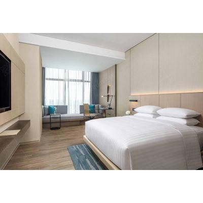 Modern 5 Star Hotel Furniture Wooden Bedroom Furniture Set for Marriott Hotel