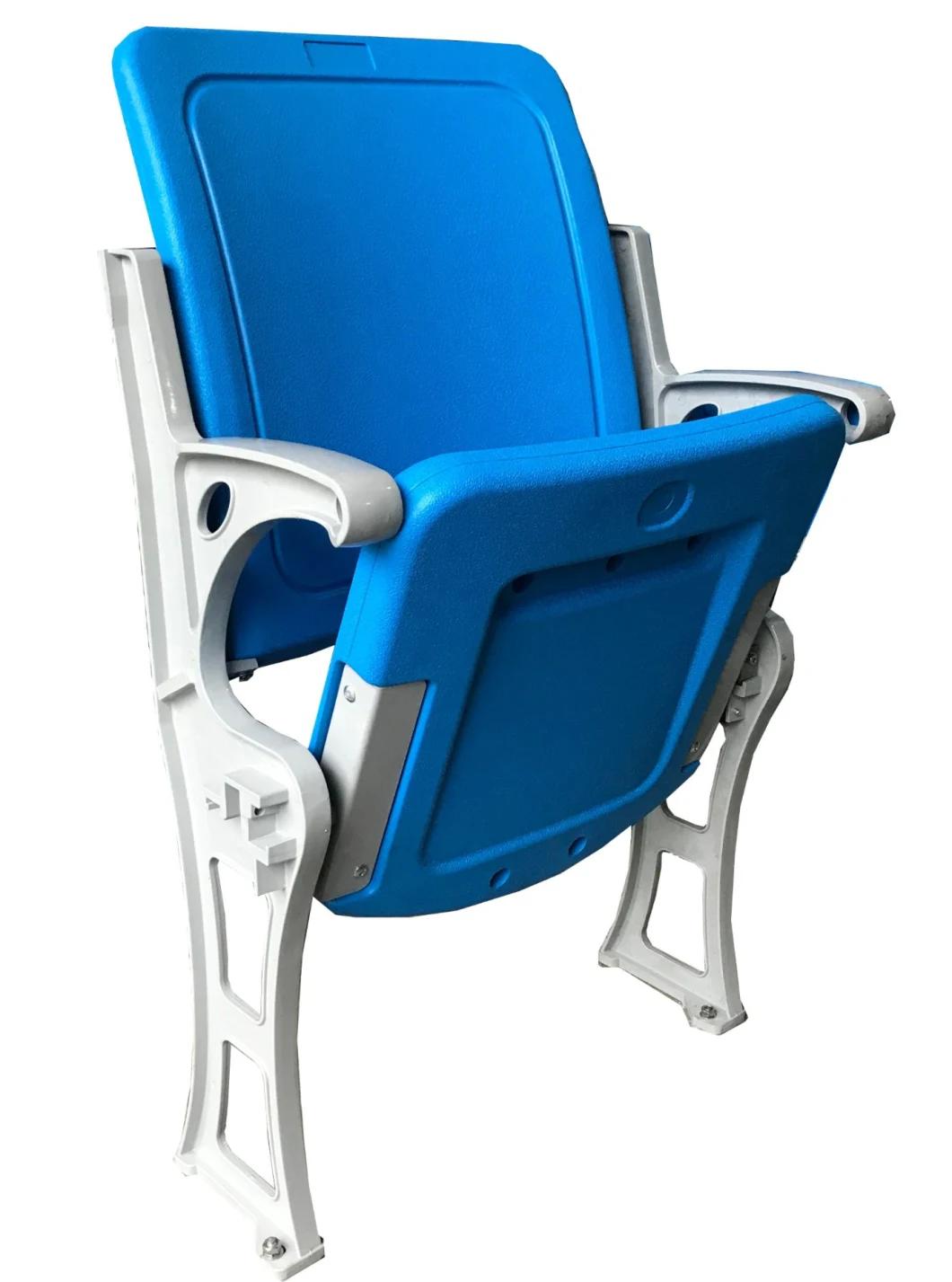 Padded Flip up Stadium Chair with Armrest Foldable Tip up Chair Seats for Soccer Stadium