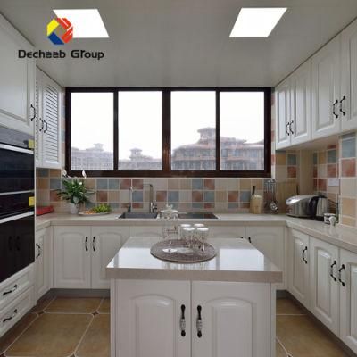 Normal Kitchen Furniture Customized Solid Wood Kitchen Cabinet with Factory Price