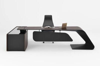 High Quality Desks Executive Office Furniture Curved Geometrical Shape of The Bugatti Desks