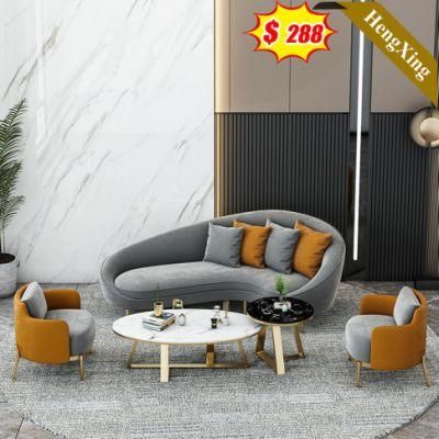 Simple Modern Home Living Room Single 1/2/3 Seat Sofas Set Hotel Lobby Office PU Leather Fabric Sofa