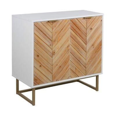 Modern Storage Free Standing Accent Cabinet with Doors