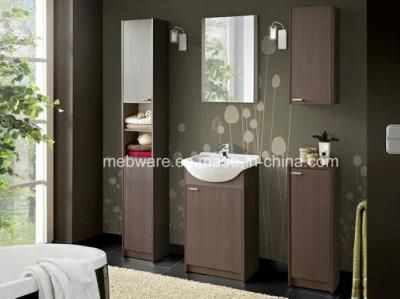 MDF Bathroom Cabinet with Ceramic Basin