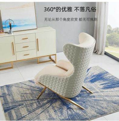 Wholesale Modern Fabric Living Room Simple Leisure Chair Upholstered Comfortable Chair
