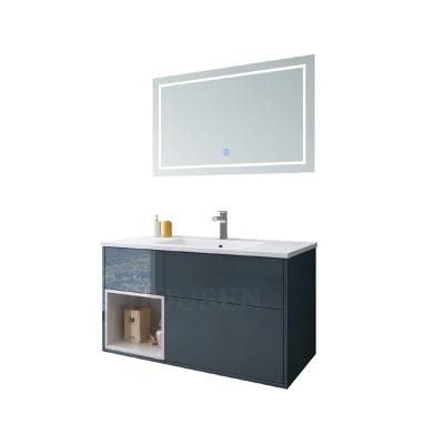New Design Custom Blue Bathroom Cabinet Furniture