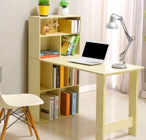 Good Quality Warm White Color Wooden Laptop Computer Table Design