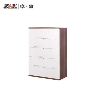 Modern Wooden Painting Bedside Cabinet for Bedroom Furniture