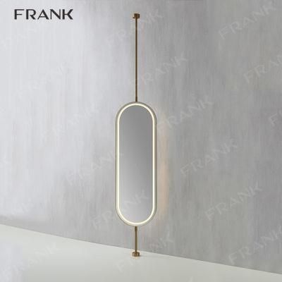 Illuminated Bathroom Mirror Oval Long Length Dressing Glass
