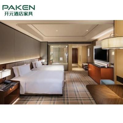 Elegant Hotel Bedroom Furniture with Wood Furnishing Set