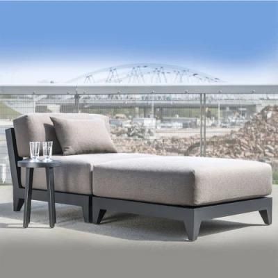 Modern Fashion Aluminium Modular Sofa Lounge with Thick Cushion