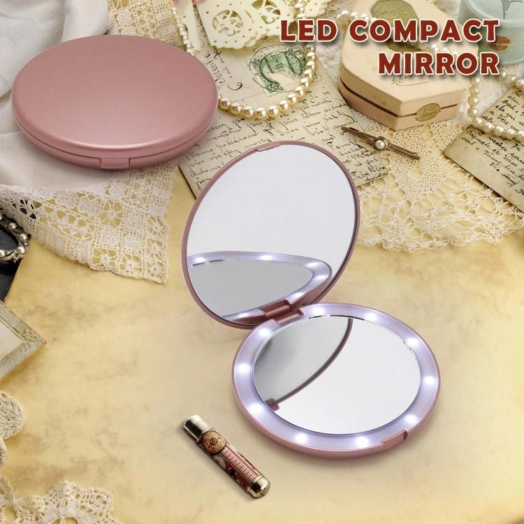 Wholesale LED Smart Pocket Magnifying Mirror