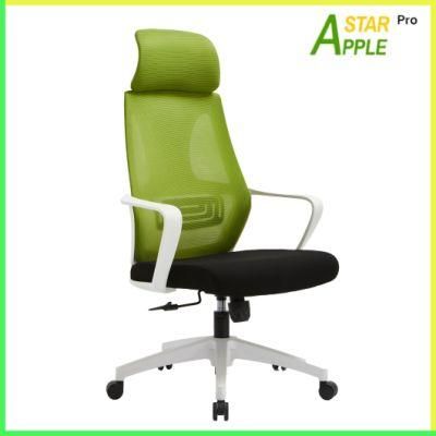 Ergonomic Design Modern Furniture Office Chair with White Nylon Armrest