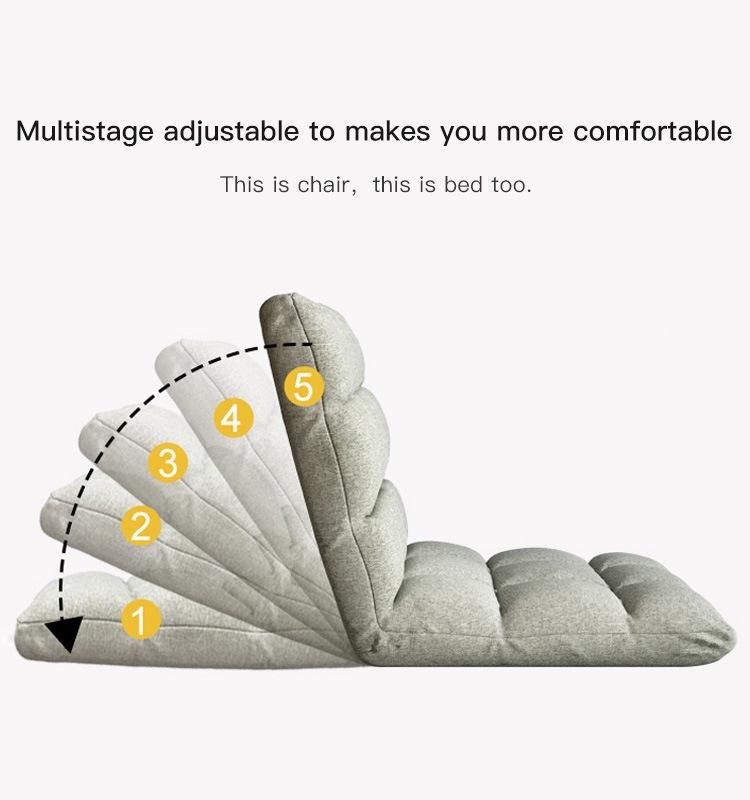 Folding Padded Adjustable Tatami Portable Floor Meditation Sofa Chair