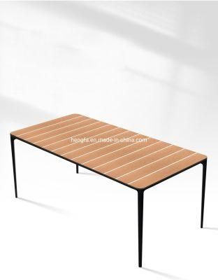 Outdoor Patio Sets Beach Picnic Furniture Plastic Wood Top Dining Table