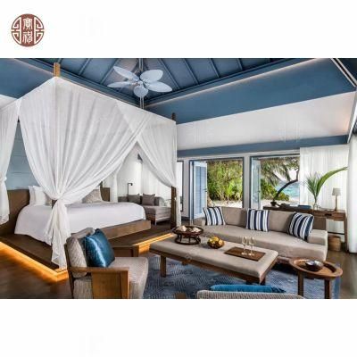 Modern Branded Maldives Hotel Beach Villa Bedroom Furniture