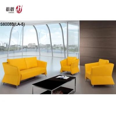 Modern Leather Sofa Couch Set Comfortable Office Sofa Set Designs