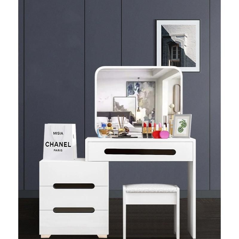 Dressing Table Bedroom Furniture Simple and Modern Paint Dressing Table Economical Retractable Dressing Table 0024