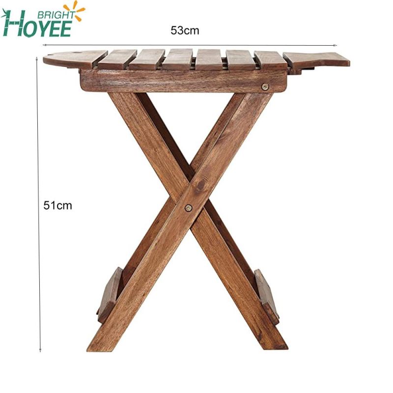 Acacia Wood Folding Table
