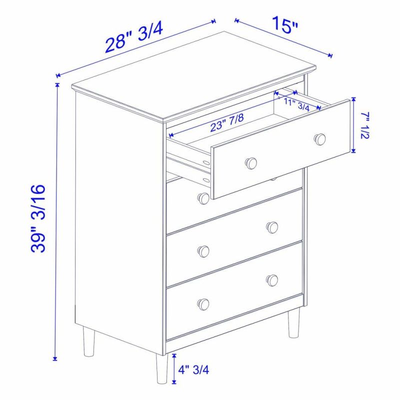 3 Drawer Nightstand Side Table Bedroom Storage Drawer and Shelf Bedside End Table