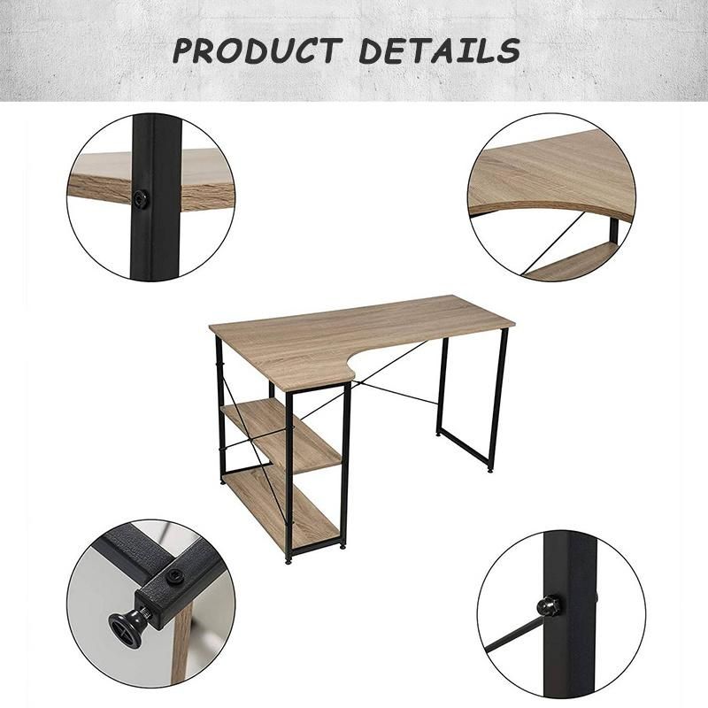 Adjustable Design Work Furniture Modern Home Table Computer Office Desk for Living Room