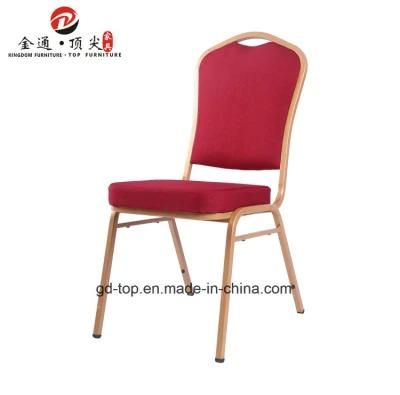 Top Furniture Steel Painting Hotel Stackable Banquet Chair