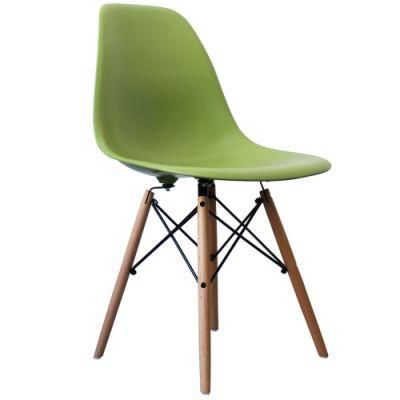 Hot Selling High Quality Modern Style Green Dining Chair Plastic Chair Outdoor Chair
