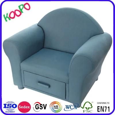 Modern House Living Room Fabric Children Furniture/Drawer Sofa/Drawer Chair (SF-49)