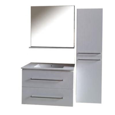New Modern Style LED Mirror Glass Bathroom Cabinets with Light Washroom Furniture