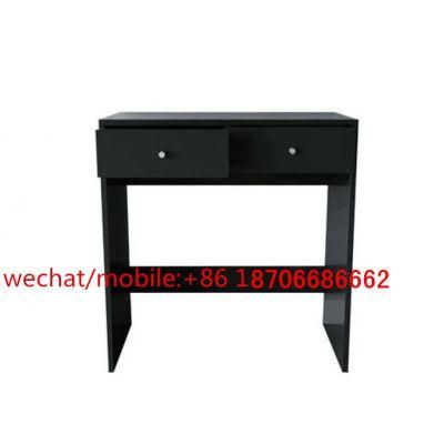 Wooden Dressing Table Vanity Table Tri-Folding Mirror