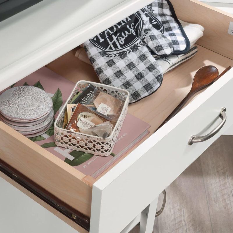 Microwave/Kitchen Cart with Raven Oak Finish