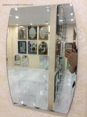 Bathroom Wall Plain Irregular Beveled Mirror