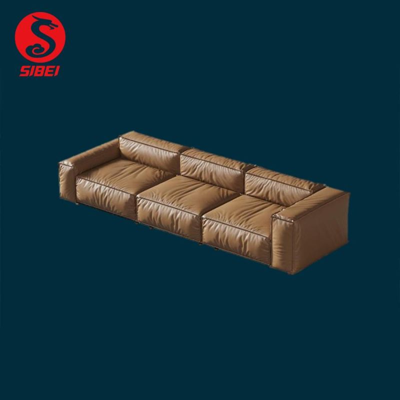Factory Wholesale Modern Living Room Furniture Nordic Home Furniture Leather Sofa