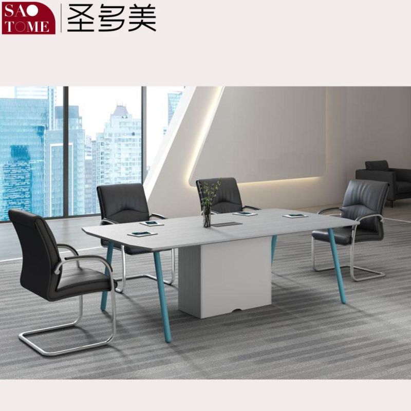 Modern High Quality Office Furniture Computer Desk Office Table Four Seater