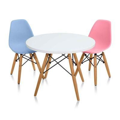 Nordic White Luxury Small Furniture Restaurant Room Wood Round Modern Set Dining Beech Leg Dining Tables