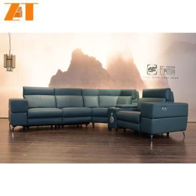 Smart Corner Sofa Living Room Leather Sofa with Light Sound Multifunctional Sofa Living Room Furniture