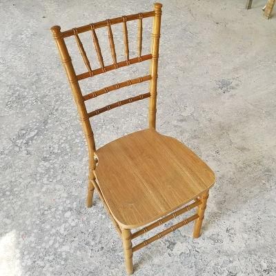 Modern Wedding Decoration Natural Wood Chiavari Dining Chair