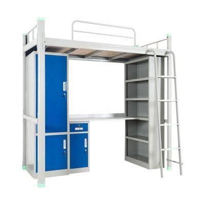 School Furniture Dormitory Use Steel Furniture Space Saving Bunk Bed