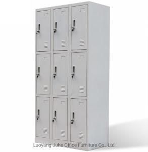 Cube 9 Door Modern Furniture Metal Steel Gym Locker