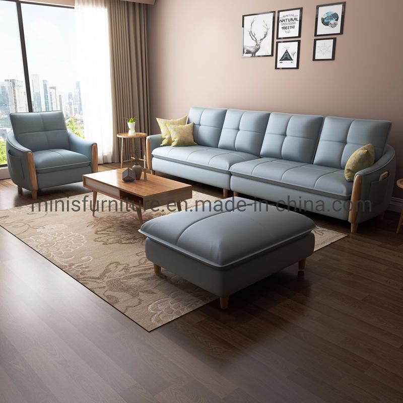 (MN-SF013) Chinese Modern Leather Home Furniture Sofa for Living Room