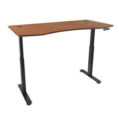 Eco Friendly Solid Bamboo Office Table Height Adjustable Computer Desk