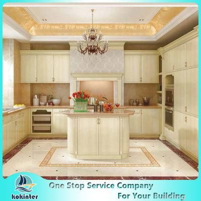 MDF/MFC/Plywood Particle Board European Kitchen Cabinets of Kok004