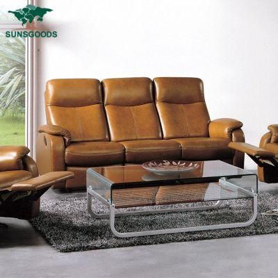 Factory Wooden Frame Modern Furniture, Home Recliner Living Room Furniture Sofas