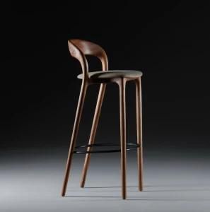 Modern Design Solid Timber Wood Furniture Bar Counter Stool