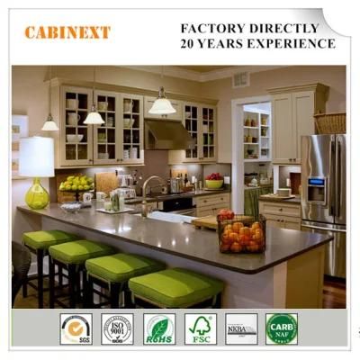 American Style Solid Wood Kitchen Cabinets From Chinese Factory