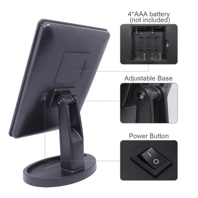 Desk Makeup LED Mirror with Custom Logo